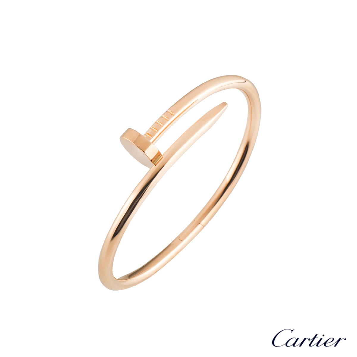 cartier rose gold bracelet nail